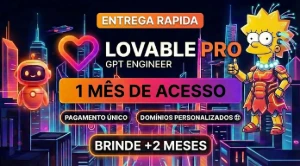 LOVABLE IA PRO | MENSAL + 60 DIAS DE BRINDE | CONTA PRIVADA