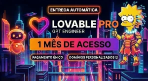 LOVABLE IA PRO | MENSAL | CONTA PRIVADA - Assinaturas e Premium
