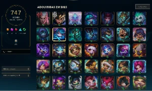 Conta LoL - EX CHALLENGER - PAX TF  314 Skins - 747 Icones - League of Legends