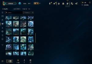 Conta LoL - EX CHALLENGER - PAX TF  314 Skins - 747 Icones - League of Legends