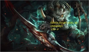 Conta Smurf LoL lvl 30 Unranked - League of Legends