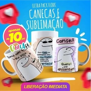 Mega Pack Flork Canecas 1500  Acesso Vitalício - Others