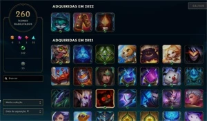 conta de lol e valorant - League of Legends