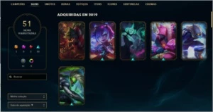 Lol Conta Gold 3 Com 51Skins - League of Legends