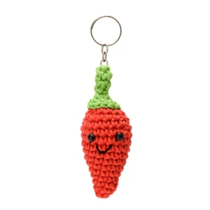 Chaveiro Pimenta Amigurumi - Artesanato e Personalizados