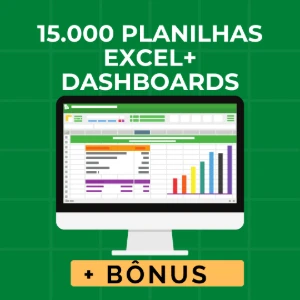 15.000.00  Planilha do Excel + Bônus + DASHBOARDS - Outros