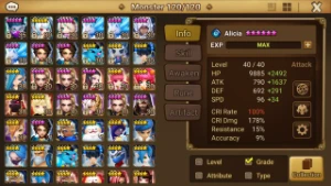 Summoners War Global 3 LDs Ragdoll + Kiki + EzioLight