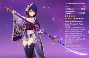 Genshin Impact AR 58 End game 15 char5* (Shogun C3)