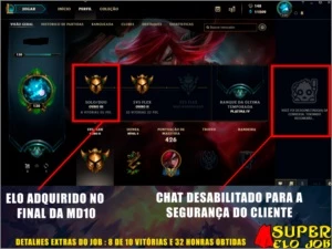 Super Elo Job - Boost Rápido e Confiável . MMR Boost - League of Legends LOL