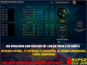 Super Elo Job - Boost Rápido e Confiável . MMR Boost - League of Legends LOL