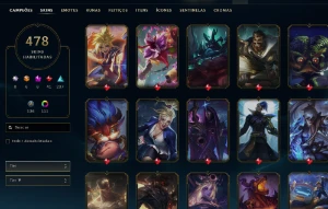 Conta Lol 478 Skins, Full Acesso. - League of Legends