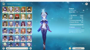 RaidenShogun+bis,Ganyu+bis,childe,Zhongli,cyno - Genshin Impact