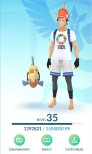 Conta Pkmon_Go, LVL 35!!! - Pokémon