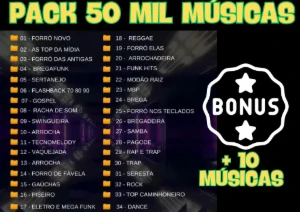 Pack 50 Mil Músicas - Vitalicio - Others