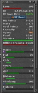 VENDO EK TOP LVL 598 EM CELEBRA - Tibia