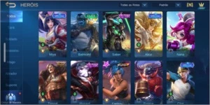 Conta mobile legendes 84 skins - Mobile Legends