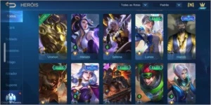Conta mobile legendes 84 skins - Mobile Legends