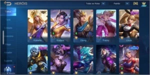 Conta mobile legendes 84 skins - Mobile Legends