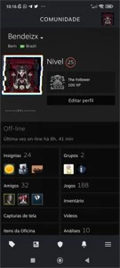 Conta Steam 188 jogos + Dlcs , Level 25