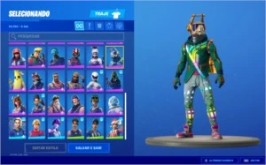 Conta Fortnite com tudo dos passes 5, 6, 7 e 8