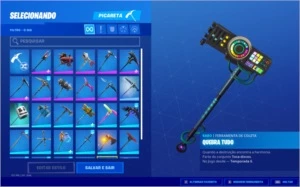 Conta Fortnite com tudo dos passes 5, 6, 7 e 8