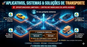 🚀 Aplicativos, Sistemas & Soluções De Transporte