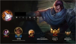 Conta LoL - Ouro V - League of Legends