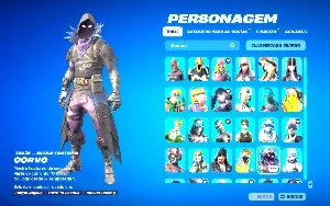 Conta de fortnite com mais de +390 skins com traves scott e+