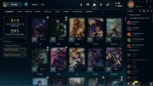 Vendo conta league of legends