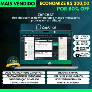 Zapchat - Automação de ZapZap - Softwares e Licenças