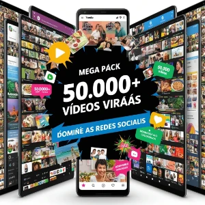 Mega Pack de Vídeos Virais, turbine suas redes sociais - Outros