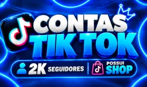 Tik Tok shop 2 k seguidores sem doc - Redes Sociais