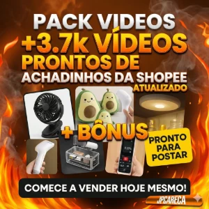 Pack +3.7k Vídeos Prontos de Achadinhos da Shopee atualizado