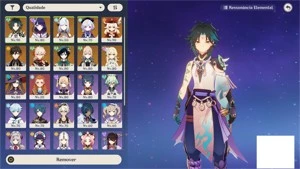 Conta Genshin Impact - AR 56, 10 personagens 5* e 31 no tota