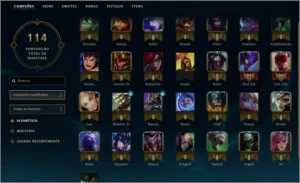 Conta League of Legends LOL