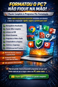🚀 Pacote Completo de Programas Pós-Formatação
