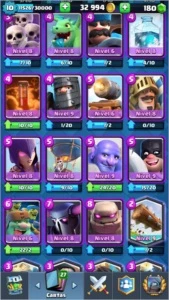 Conta de Clash Royale Arena 9