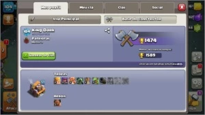 Conta de Clash Royale Arena 9