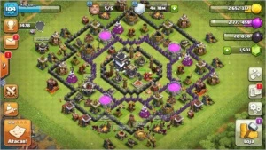 Conta de Clash Royale Arena 9