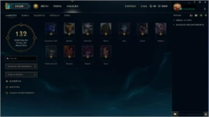 CONTA EX OURO 2, NA MD10, ALL CHAMP, 50 SKINS - League of Legends LOL