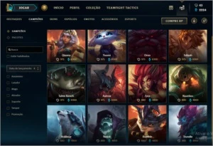 131 campeões, 117 skins, 10 páginas de runas - League of Legends LOL