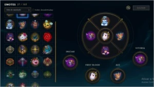 131 campeões, 117 skins, 10 páginas de runas - League of Legends LOL