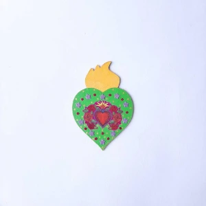 Enfeite de Parede Divino Verde - Artesanato e Personalizados
