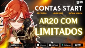 🟢 CONTA START AR20 COM T5 LIMITADOS ✨