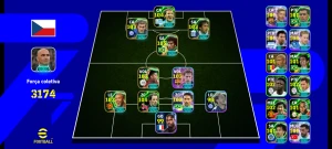 Conta com força 3174 time forte pronto pra divisão - eFootball PES