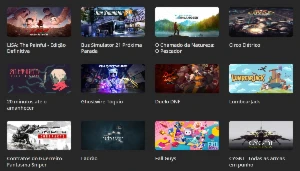 Conta Epic games com 62 jogos no total