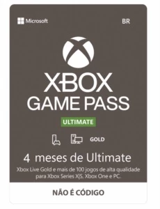 Xbox Gamepass Ultimate 4 meses - Gift Cards
