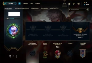 Conta Unranked com 110 champs, 147 skins ( MAIN KATARINA ) - League of Legends LOL