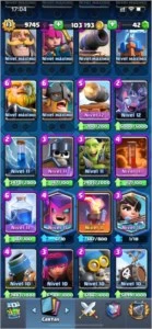 CONTA NÍVEL 13 CLASH ROYALE + 100K DE OURO BARATA