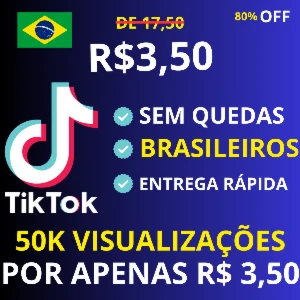 50K Visualizações no TikTok